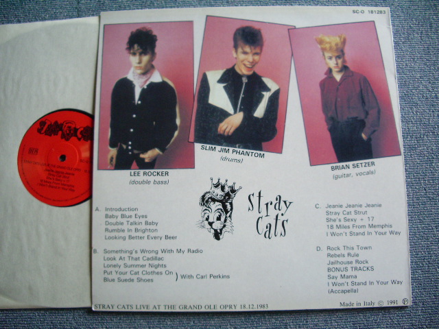 Photo: STRAY CATS - LIVE AT THE GRAND OLE OPRY 1983 /  COLLECTORS ( BOOT ) Brand New 2LP  Dead Stock 