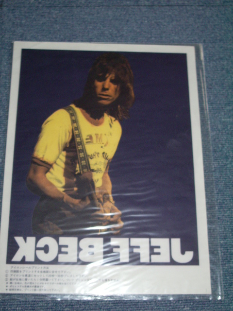 Photo: JEFF BECK - WIRED ( With IRON PRINT ) / 1976 JAPAN LP+OBI + IRON PRINT SHEET