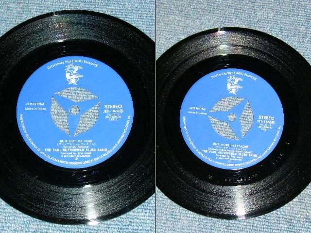 Photo: THE PAUL BUTTERFIELD BLUES BAND - ONE MORE HEARTACHE /  1960's JAPAN ORIGINAL  7" Single 