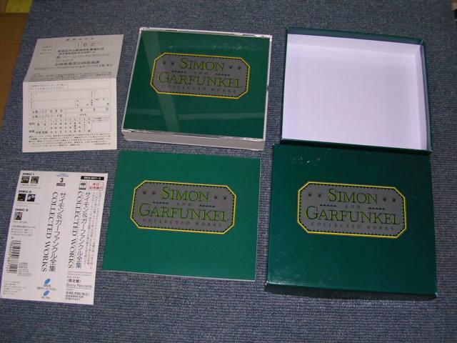 Photo1: SIMON & GARFUNKEL - COLLECTED WORKS ( 3 CDs BOX SET ) / 1993 JAPAN ONLY used CD With OBI 