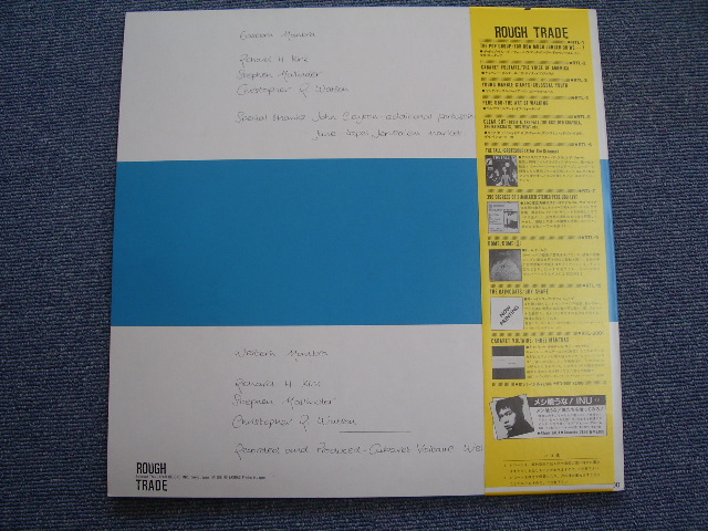 Photo: CABARET VOLTAIRE - THREE MANTRAS / 1981 ORIGINAL PROMO LP With OBI 