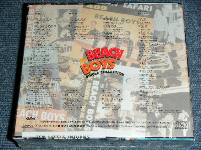 Photo: THE BEACH BOYS - THE BEACH BOYS SINGLE COLLECTION / 1993  JAPAN  ORIGINAL  Brand New  Sealed  3 CD BOX SET 
