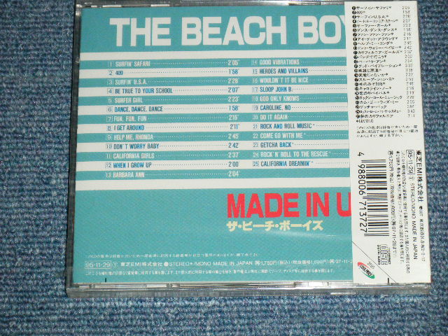 Photo: THE BEACH BOYS - MADE IN U.S.A. / 1995 JAPAN  ORIGINAL Brand New  Sealed  CD