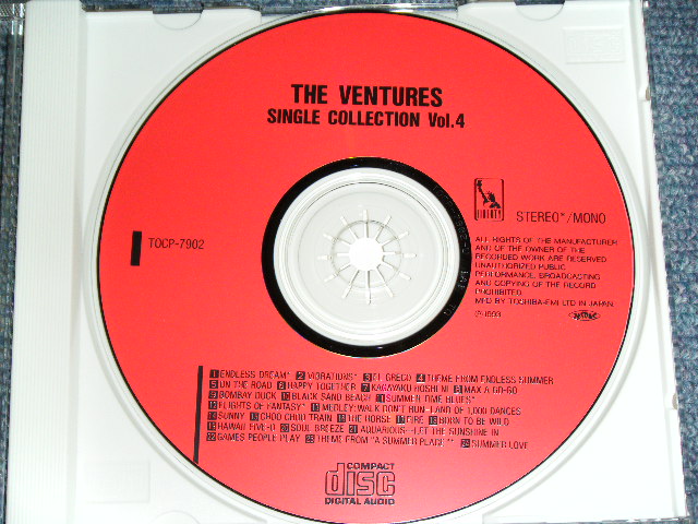 Photo: THE VENTURES - SINGLE COLLECTION VOL.4  / 1993 JAPAN Original Used CD with OBI 