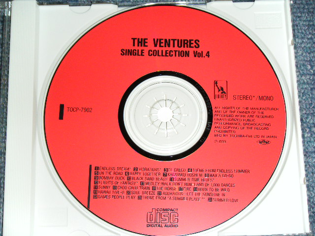 Photo: THE VENTURES - SINGLE COLLECTION VOL.4  / 1993 JAPAN Original Used CD