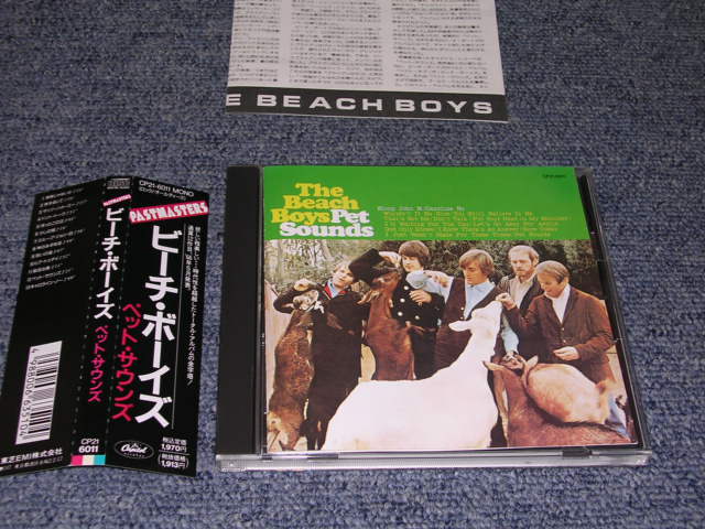 Photo1: THE BEACH BOYS - PET SOUNDS ( 1989 RELEASED version / NON-Bonus Tracks Version ) / 1989 JAPAN ORIGINAL Used  CD with OBI 