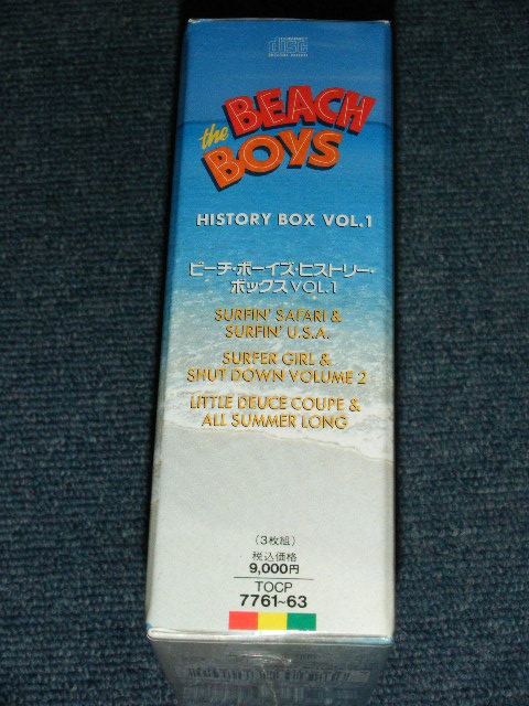 Photo: THE BEACH BOYS - THE BEACH BOYS HISTORY BOX VOL.1 / 1993  JAPAN  ORIGINAL  Brand New  Sealed  3 CD BOX SET 