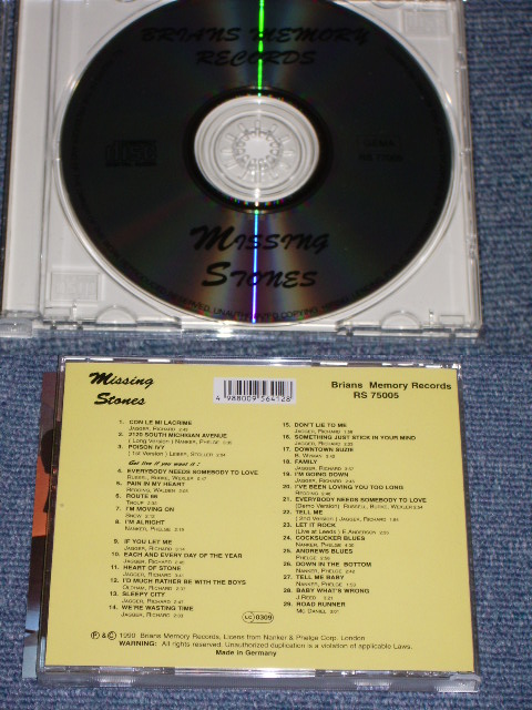 Photo: ROLLING STONES - MISSING STONES  / 1990 COLLECTORS ( BOOT ) CD