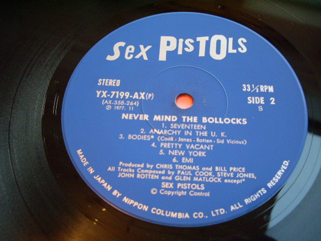Photo: SEX PISTOLS  -  NEVER MIND THE BKOLLOCKS  / 1977 ORIGINAL LP