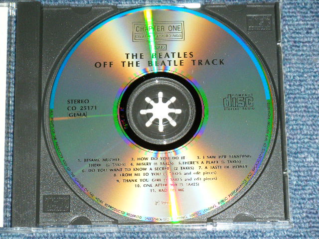Photo: THE BEATLES -  OFF THE BEATLE TRACK / 1992 Brand New COLLECTOR'S CD 