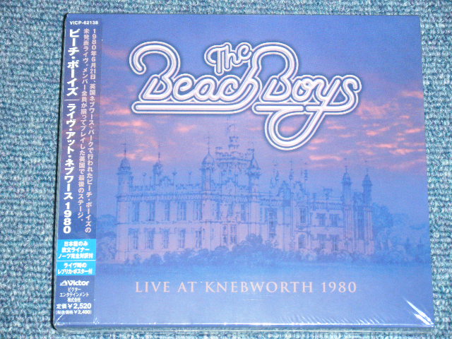 Photo1: THE BEACH BOYS - LIVE AT NEBWORTH 1980 / 2002 JAPAN  ORIGINAL Brand New  Sealed  CD