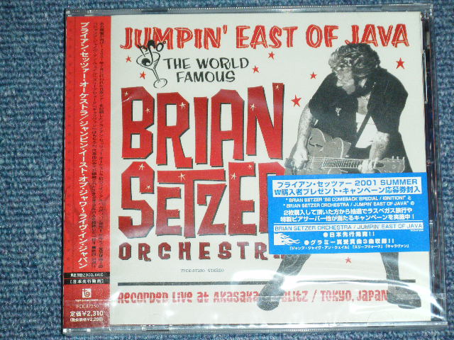 Photo1: BRIAN SETZER ORCHESTRA - JUMPIN' EAST OF JAVA    / 2001 JAPAN Brand New Sealed CD