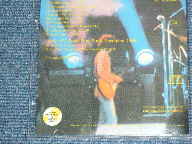Photo: THE ROLLING STONES - HANGOUT  ( LIVE IN USA 1969 )  / 1990  ORIGINAL COLLECTOR'S (BOOT)  Brand New  CD 