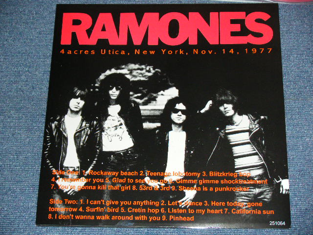Photo: RAMONES - EATON ALIVE, VOL.1  /  COLLECTORS ( BOOT ) Brand New LP PINK MARBLE VINYL WAX 