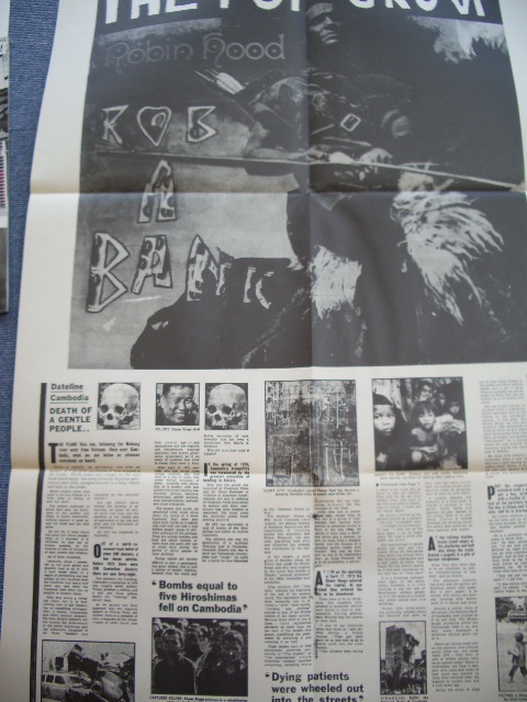 Photo: CABARET VOLTAIRE - THE VOICE OF AMERICA  / 1981 ORIGINAL PROMO LP With OBI + POSTER 