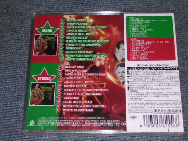 Photo: THE VENTURES - CHRISTMAS ALBUM ( 2 in 1 Mono - Stereo ) / 2003 JAPAN Original Sealed CD 