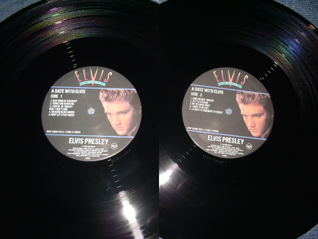 Photo: ELVIS PRESLEY - A DATE WITH ELVIS    / 1992 JAPAN Reissue LP With OBI 
