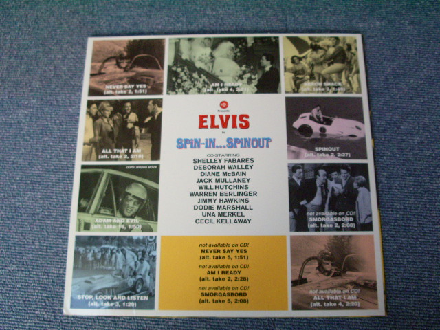 Photo: ELVIS PRESLEY - SPIN-IN...SPINOUT / 1996? EUOPE COLLECTORS ITEM BRAND NEW DEAD STOCK 10" LP 