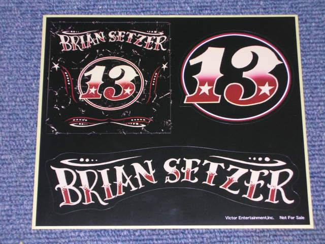 Photo: BRIAN SETZER (STRAY CATS ストレイ・キャッツ ) - 13 / 2006 JAPAN Sealed CD With OBI & Unused STICKER 