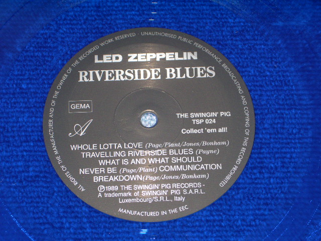 Photo: LED ZEPPELIN - RIVERSIDE BLUES / 1989 EU BOOT  COLLECTORS   LP  