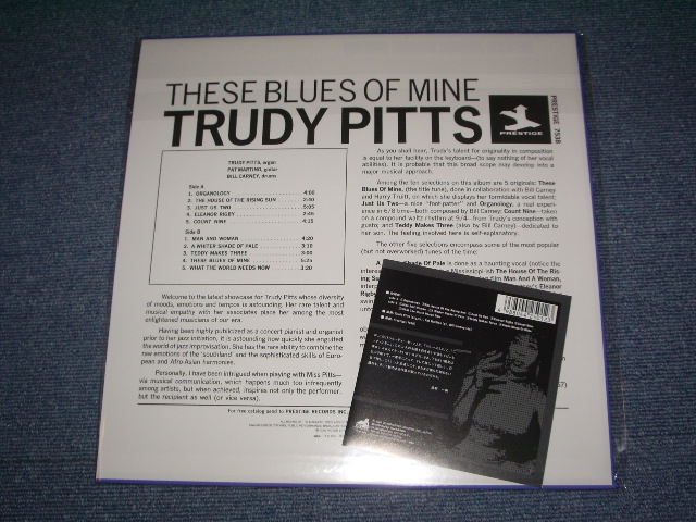 Photo: TRUDY PITTS - THESE BLUES OF MINE   /2005 JAPAN LIMITED BRAND NEW 12"LP Dead stock