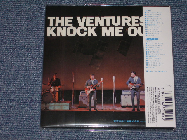 Photo: THE VENTURES - KNOCK ME OUT  ( 2 in 1 MONO & STEREO / MINI-LP PAPER SLEEVE CD )  / 2004 JAPAN ONLY Brand New Sealed CD 