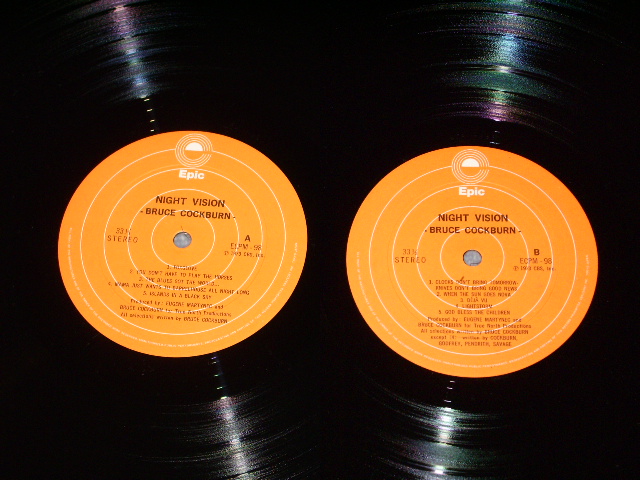 Photo: BRUCE COCKBURN - NIGHT VISION  /  1973 JAPAN ORIGINAL LP With OBI