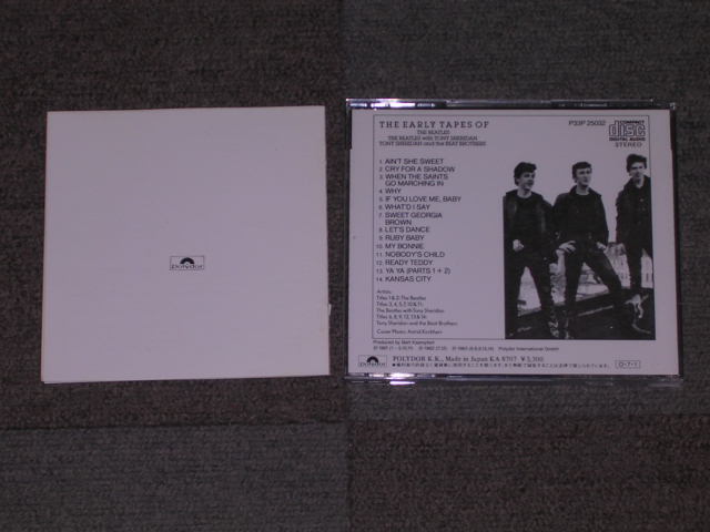 Photo: THE BEATLES - 1961 / THE EARLY  TAPES OF THE BEATLES / 1987 JAPAN ORIGINAL Used  CD Out-Of-Print now