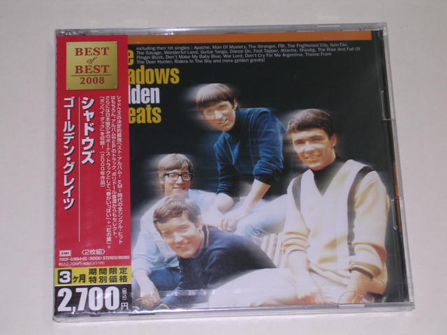 Photo1: THE SHADOWS -  GOLDEN GREATRS   / 2007  JAPAN LIMITED REISSUE  SEALED 2CD With OBI 
