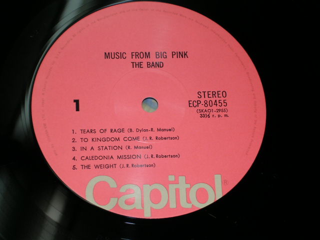 Photo: THE BAND ザ・バンド - MUSIC FROM BIG PINK (1st Debut ALBUM) (MINT-/MINT) / 1983 JAPAN REISSUE Used LP with OBI    