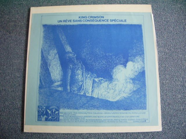 Photo1: KING CRIMSON - UN REVE SANS CONSEQUENCE SPECIALE /  COLLECTORS ( BOOT ) LP