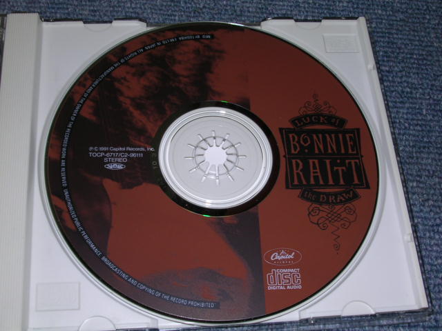 Photo: BONNIE RAITT - LUCK OF THE DRAW  / 1991 JAPAN Used CD With OBI 