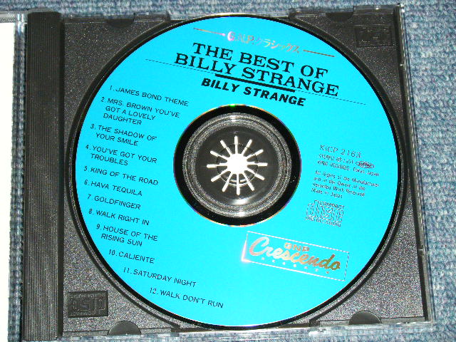 Photo: BILLY STRANGE - THE BEST OF/ 1991 JAPAN ORIGINAL Used   CD 