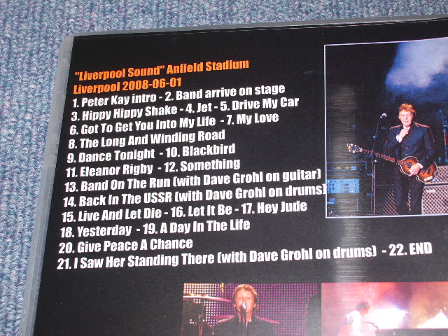 Photo: PAUL McCARTNEY - "LIVERPOOL SOUND" ANFIELD STUDIUM  LIVERPOOL 2008-06-01   / BRAND NEW COLLECTORS DVD