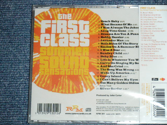 Photo: THE FIRST CLASS - SUMMER SOUND SENSATIONS : A FIRST CLASS TOP 20 / 2005 EU Press +JAPAN Obi&Linner  Brand New Sealed CD  Out-Of-Print 