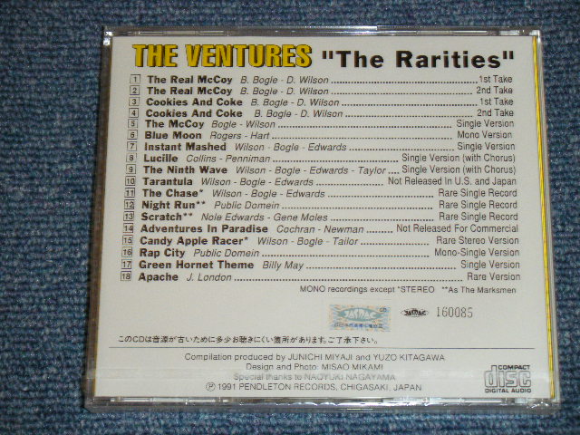 Photo: THE VENTURES - THE RARITIES  / 1991 JAPAN Brand New Sealed CD 