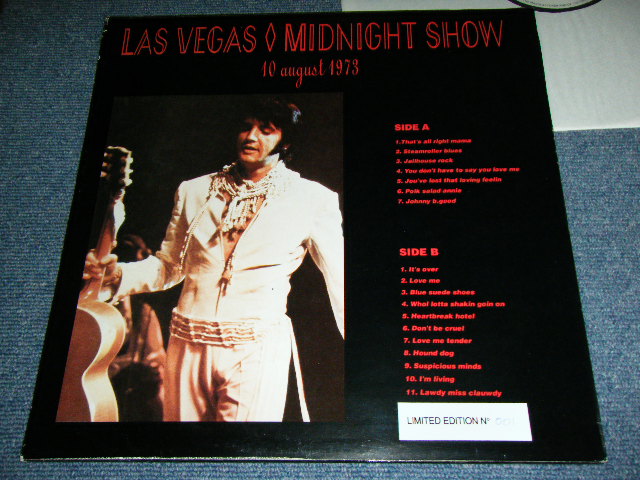 Photo: ELVIS PRESLEY - THE KING LOST ON TOUR VOL.II  LAS VEGAS 10 August 1973 /  COLLECTORS ( BOOT ) Used LP