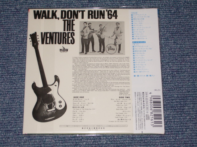Photo: THE VENTURES - WALK, DON'T RUN '64  ( 2 in 1 MONO & STEREO / MINI-LP PAPER SLEEVE CD )  / 2004 JAPAN ONLY Brand New Sealed CD 