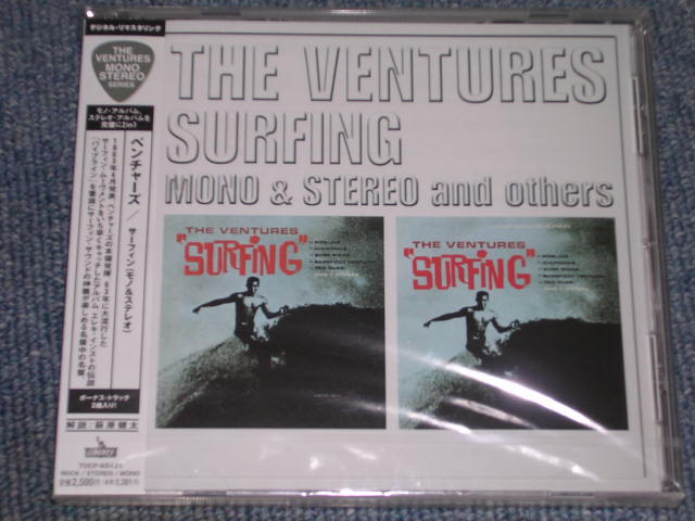 Photo1: THE VENTURES - SURFING  ( MONO & STEREO 2 in 1 + Bonus )  / 2000 JAPAN Sealed CD 