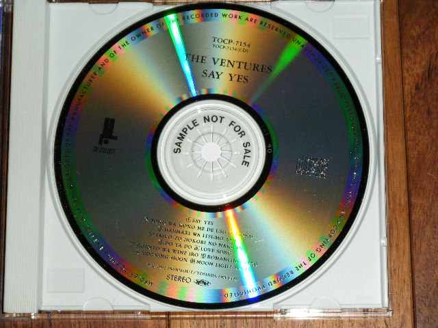 Photo: THE VENTURES -  SAY YES / 1992 JAPAN ONLY PROMO ORIGINAL Used  CD with OBI