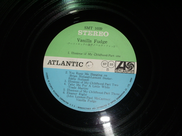 Photo: VANILLA FUDGE バニラ・ファッジ - VANILLA FUDGE アート・ロックの騎手 (Ex+++/MINT-)  / 1968 Japan Original Used LP With OBI 