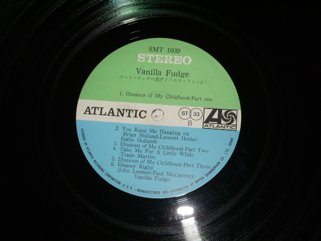 Photo: VANILLA FUDGE バニラ・ファッジ - VANILLA FUDGE アート・ロックの騎手 (Ex/Ex  EDSP)/ 1968 Japan Original Used LP