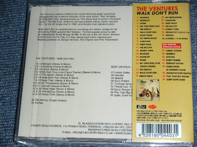 Photo: THE VENTURES - WALK DON'T RUN / 2011 EU ORIGINAL CD With 2011 JAPAN  ORIGINAL OBI & LINNER Brand New Sealed CD 