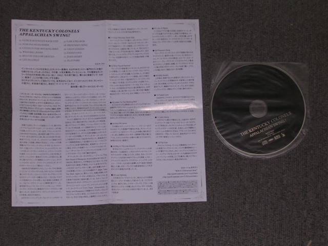 Photo: KENTUCKY COLONELS - APPALACHIAN SWING! / 2004 JAPAN Mini-LP Paper-Sleeve CD used With Obi  