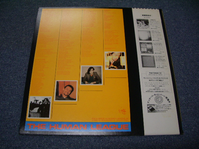 Photo: HUMAN LEAGUE - TRAVELOGUE  / 1980 JAPAN WHITE LABEL PROMO MINT  LP+OBI 