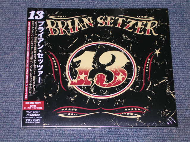 Photo1: BRIAN SETZER (STRAY CATS ストレイ・キャッツ ) - 13 / 2006 JAPAN Sealed CD With OBI & Unused STICKER 