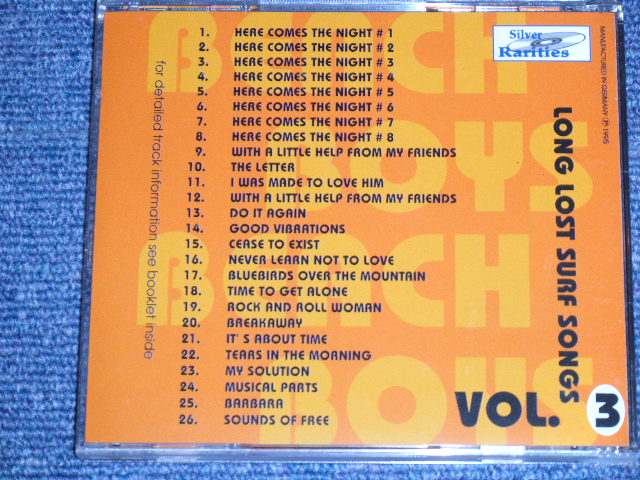 Photo: THE BEACH BOYS - LONG LOST SURF SONGS VOL.3  / 1995 COLLECTORS BOOT  Brand New  CD