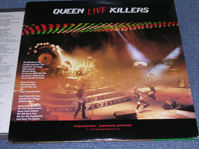 Photo: QUEEN - LIVE KILLERS  / 1979 JAPAN GREEN & RED WAX VINYL 2 LP With OBI
