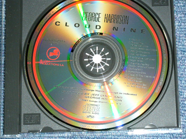 Photo: GEORGE HARRISON - CLOUD NINE / 1990 JAPAN Used CD With OBI 