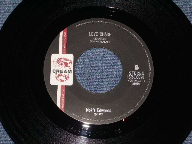 Photo: NOKIE EDWARDS of THE VENTURES - LOVE THEME FROM THE GOODFATHER   / 1972 JAPAN ORIGINAL used 7"SINGLE 